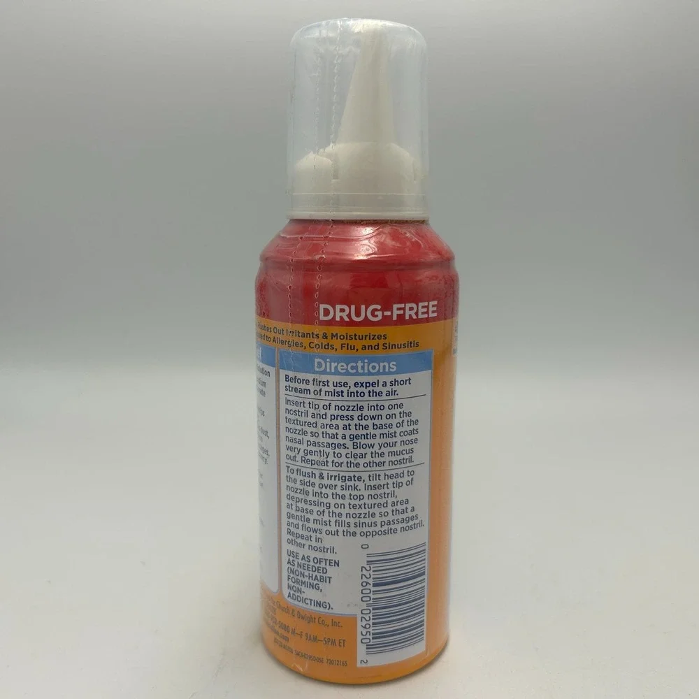 Simply Saline Nasal Mist Instant Relief Everyday Congestion Drug Free Arm Hammer